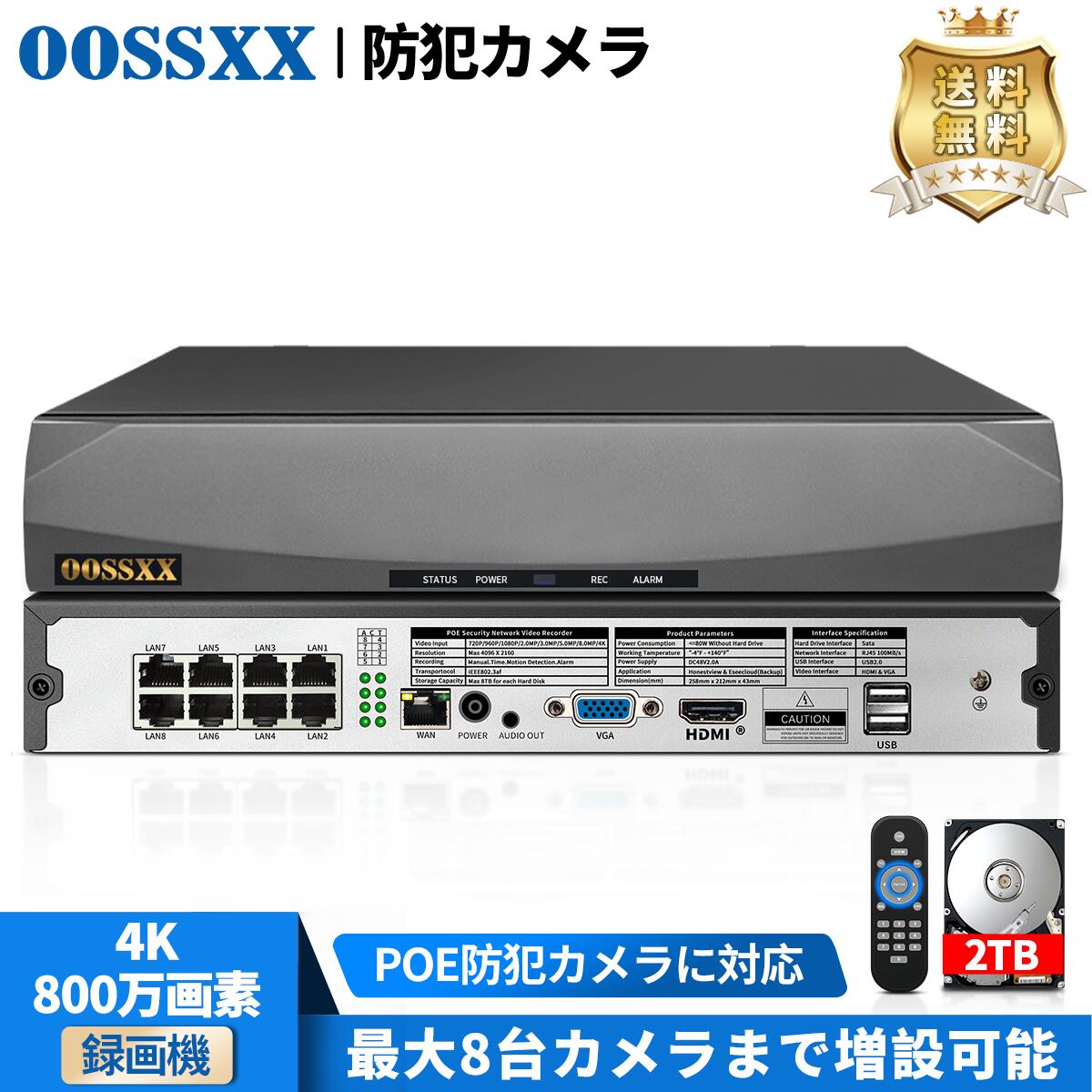 楽天市場】【新商品！4本アンテナにアップグレード！】OOSSXX_NVR