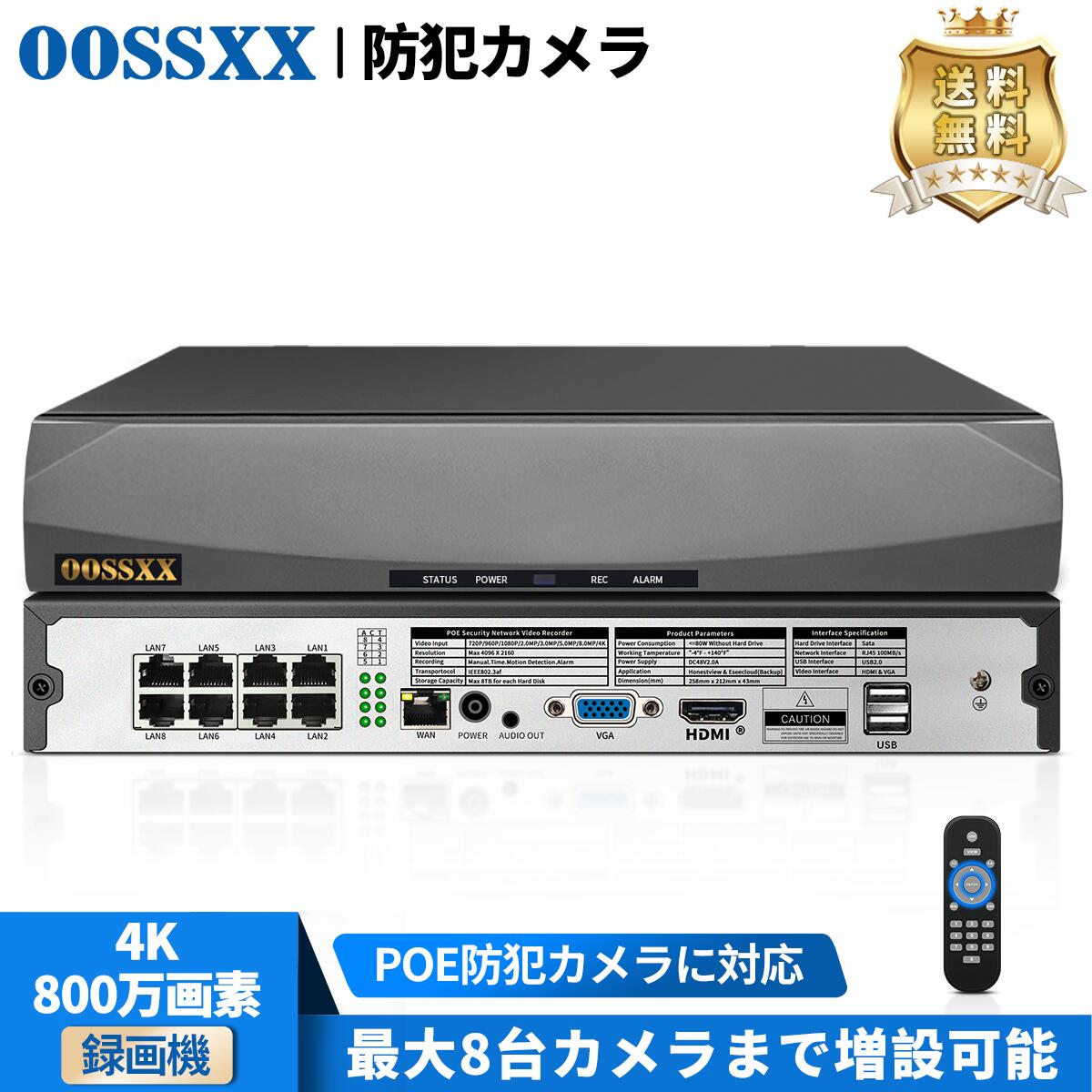 楽天市場】【新商品！4本アンテナにアップグレード！】OOSSXX_NVR