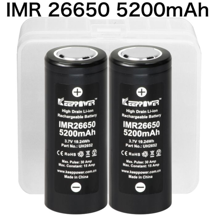 楽天市場】LINOPOWER 26650 保護回路付 リチウムイオン充電池