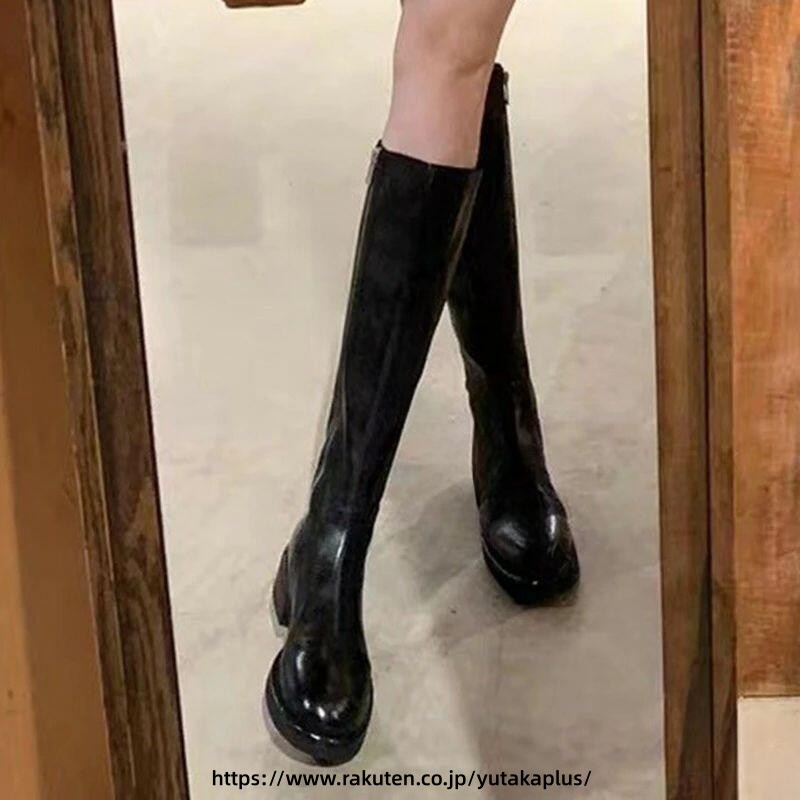 レディース ブーツ 乗り尻ブーツ ロング丈 膝丈 ブーツ ラウンドトゥ 滑っこい 防滑底 雨合羽工業 ぼうぜん自失吸い入れる 耐久性 多役立つことひな形 コンフォートシューズ 引っ切りない影ぼうし 流行りブーツ 秋冬流行り物 フェススタイル 寄り合いブーツ コスプレ靴 フォーマル カ