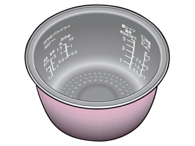 パナソニック　炊飯器　内釜　ARE50-K12［Panasonic 純正 正規品 交換 部品 パーツ 新品]｜Web Shop ゆとり　店