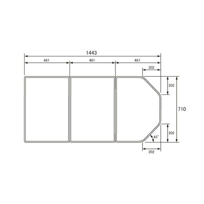 パナソニック バスルーム　風呂ふた KAD-YF60EWX [panasonic 純正 正規品 交換 部品 パーツ 新品]