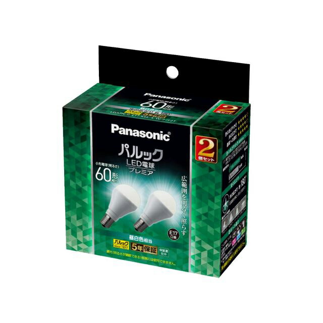 楽天市場】パナソニック パルック LED電球 小形電球60W形相当 760lm