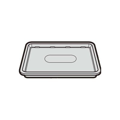 シャープ ウォーターオーブン用 角皿 3504160189［SHARP 純正 正規品 交換 部品 パーツ 新品]