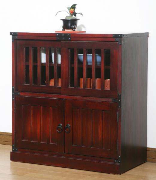 楽天市場】【期間限定ポイント2倍】水屋箪笥 幅67cm 幅57cm 和風