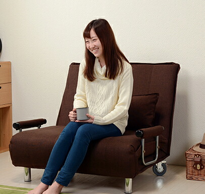 【ランキング獲得】ソファベッド グラーテ ソファ ソファベッド ソファキャスター付なので移動も楽々 グラーテ ソファベッド コンパクト シングル ソファ ベッド リクライニングソファロー ソファ 北欧 座椅子 ソファベット ベッド キャスター付 折りたたみ｜バリュー家具【ゆとり生活研究所】