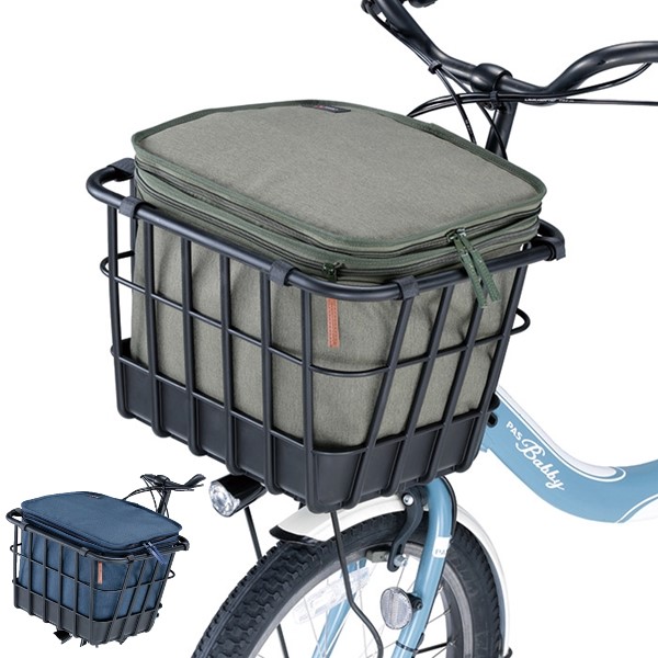 最大80%OFF&1000円クーポン/自転車 サイクリング 自転車用アクセサリー かご バスケット プレミアム 2段式 インナーカバー フロントタイプ KW-850 8129351 8129352 前かごカバー