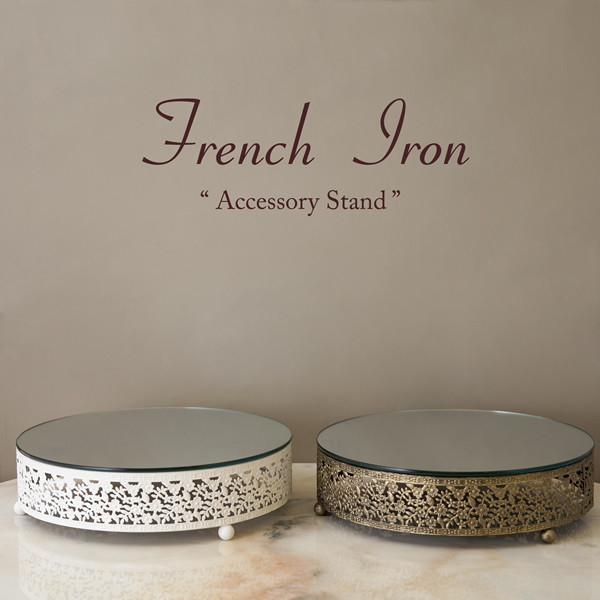 ＼本日P6倍!300円クーポン／ジュエリー アクセサリー用品 アクセサリースタンド 【同色2個セット】French Iron　フレンチアイアン アクセサリースタンドSA993220 クラシック 花柄 アンティーク ラグジュアリー 姫系 お姫様｜バリュー家具【ゆとり生活研究所】