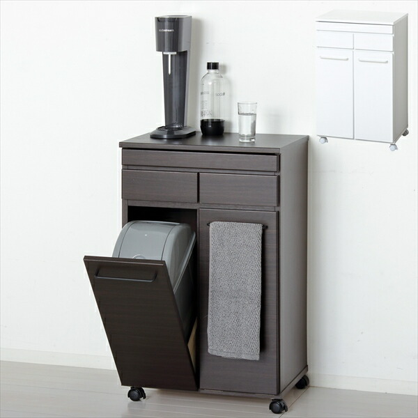 楽天市場】スライド棚付き ダイニングダストボックス 4D ストッカー