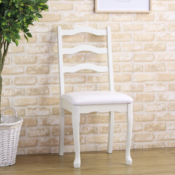 ＼最大78%OFF！新生活sale／ オフィス家具 オフィスチェア デスク用チェア 猫足 デスクチェア チェア 単品 アンティーク 姫系 木製 アイボリー ホワイト 白 イス 椅子 パソコンチェア ダイニングチェア 天然木 おしゃれ かわいい 姫系家具 北欧 カントリー 猫足