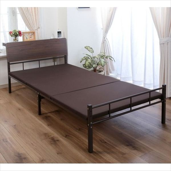 楽天市場】萩原 宮棚 のみ 単品 パイプベッド用 後付け 2口 コンセント