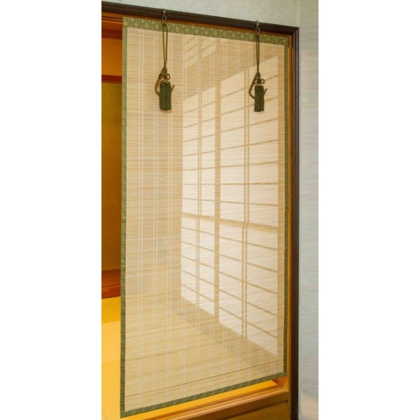 さわやか お座敷 すだれ 九四 65×172cm カーテン ブラインド すだれ SUGS165K 日本製 仏具 涼しげ オールシーズン 和室 高級感 接客 来客 おもてなし 日常 国産