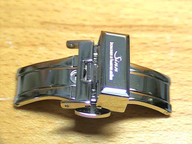 安いそれに目立つ Sinn カウレザー・ストラップ☆ Sinn バタフライ・バックル - レザーベルト