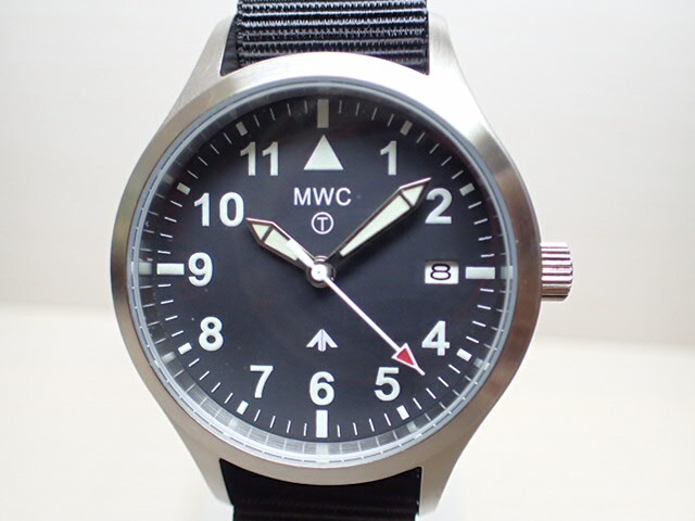 MWC ミリタリー ご覧なさる 貴社 38粍 メンズ ウオッチ MKIII (100M) Automatic Ltd Edition UK Ministry of Defiance reference MKIII100MSS 自動小銃一巻き式心ゆかしい堂はMWCウオッチの置き目売りわたす店です