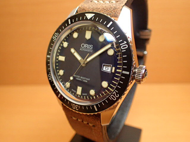 オリス 時計 Oris ダイバース 65 HERITAGE ヘリテイジ 腕時計 73377204055M 送料無料 正規輸入品 ブルー(ネイビー) ダイヤル ヌバック カーフレザー お手続き簡単な分割払いも承ります。月づきのお支払い途中で一括返済することも出来ますのでご安心ください。|e-優美堂店
