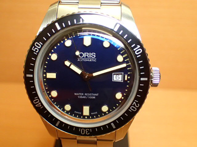 オリス 時計 ダイバース 65 ヘリテイジ 腕時計 Oris HERITAGE 73377204055M 送料無料 正規輸入品 ブルー(ネイビー)ダイヤル メタルブレスレット お手続き簡単な分割払いも承ります。月づきのお支払い途中で一括返済することも出来ますのでご安心ください。