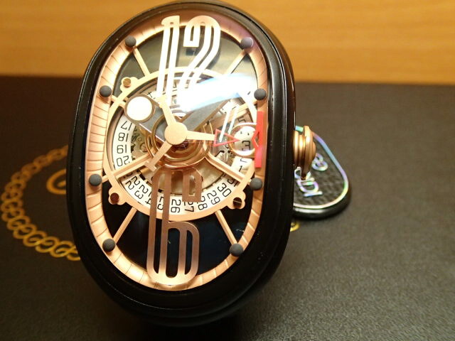 GRIMOLDI グリモルディ腕時計 G.T.O. 交換用バンドつき 腕時計 メンズ GRIMOLDI Gran Tipo Ovale BKMTBK612PK 1962年～1964年にわずかに製造されたフェラーリ250GTOにオマージュした腕時計