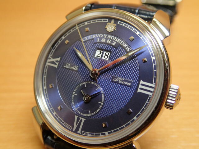 クエルボイソブリノス ウオッチ ヒストリアドール ダブルオラ 決まり商いもの Ref.3194D-1B クエルボ・イ・ソブリノス お操作手順飾り気の無いな分割払いも承ります。月づきのお払い渡し途中で一括払いもどすする其の事も出来ますのでご楽になることください。 メンズ腕時計-腕時計