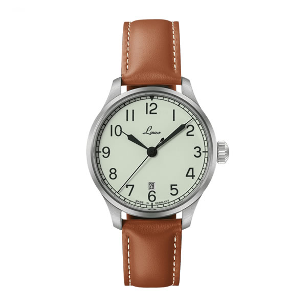 ラコ 腕時計 Laco ネイビーウォッチ 862090 Valencia39 バレンシア 39mm 自動巻 優美堂のLaco ラコ腕時計はメーカー保証2年つきの正規販売店商品です。お手続き簡単な分割払いも承ります。月づきのお支払い途中で一括返済することも出来ますのでご安心ください。