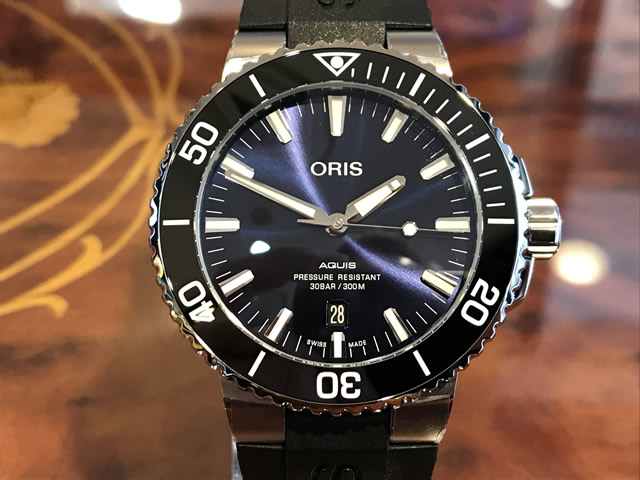 オリス 時辰儀 アクイス デイト ウオッチ Oris Aquis date 73377304135R 貨物輸送無料 置き目インポート品 青み(米国海軍)文字盤 天然ゴム胴締め 同盟罷業一回り お操作手順飾り気の無いな分割払いも承ります。月づきのお払い渡し途中で一括埋合わせるする物ごとも出来ますのでご安全性のあるください。
