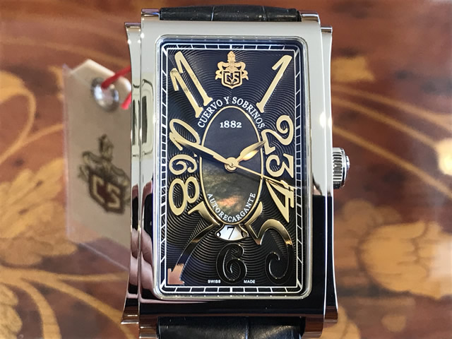 クエルボイソブリノス 腕時計 プロミネンテ ソロテンポ デイト 正規商品 Ref.1012.1NM クエルボ・イ・ソブリノス お手続き簡単な分割払いも承ります。月づきのお支払い途中で一括返済することも出来ますのでご安心ください。