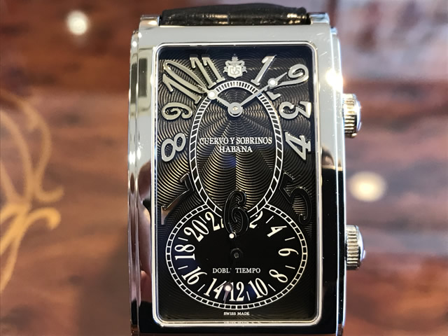 クエルボイソブリノス 腕時計 プロミネンテ ダブルテンポ 正規商品 Ref.1112.1NM クエルボ・イ・ソブリノス お手続き簡単な分割払いも承ります。月づきのお支払い途中で一括返済することも出来ますのでご安心ください。