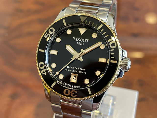 TISSOT ティソ 男女兼用 シースター 36MM ステンレススチール 1000