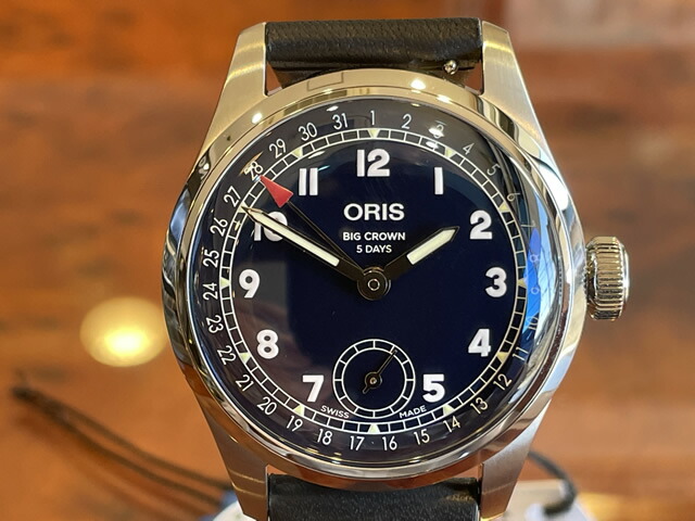 オリス 自社キャリバー400 驚愕の5日間パワーリザーブ 腕時計 Oris Big Crown ビッグクラウンポインターデイトキャリバー403 38mm メンズサイズ 01 403 7776 4065 送料無料 正規輸入品