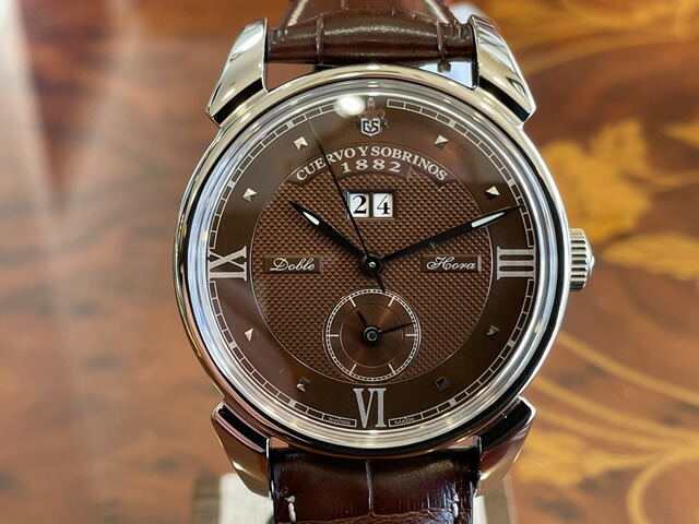 クエルボイソブリノス 腕時計 ヒストリアドール ダブルオラ 正規商品 Ref.3194D-1T クエルボ・イ・ソブリノス お手続き簡単な分割払いも承ります。月づきのお支払い途中で一括返済することも出来ますのでご安心ください。
