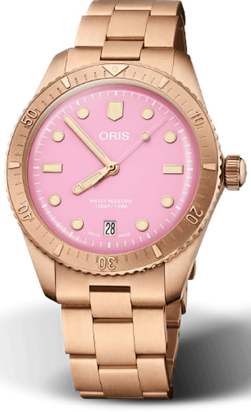 オリス 腕時計 Oris Divers ダイバーズ 65 コットンキャンディ ピンクダイヤル 38mm 01 733 7771 3158 送料無料 正規輸入品 お手続き簡単な分割払いも承ります