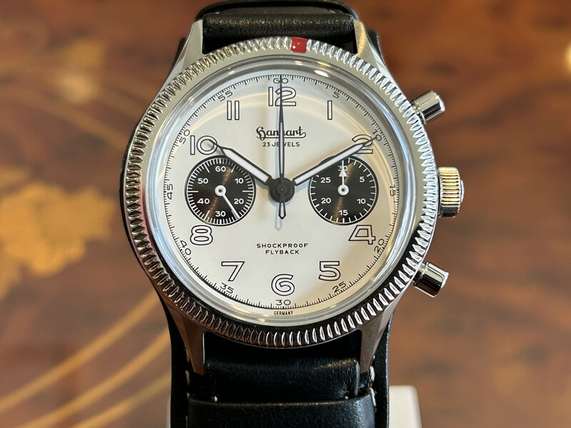 ハンハルト hanhart H721.201-7010 PIONEER 417ES Flyback Panda 42 パイオニア 417ES フライバック パンダ 42mm