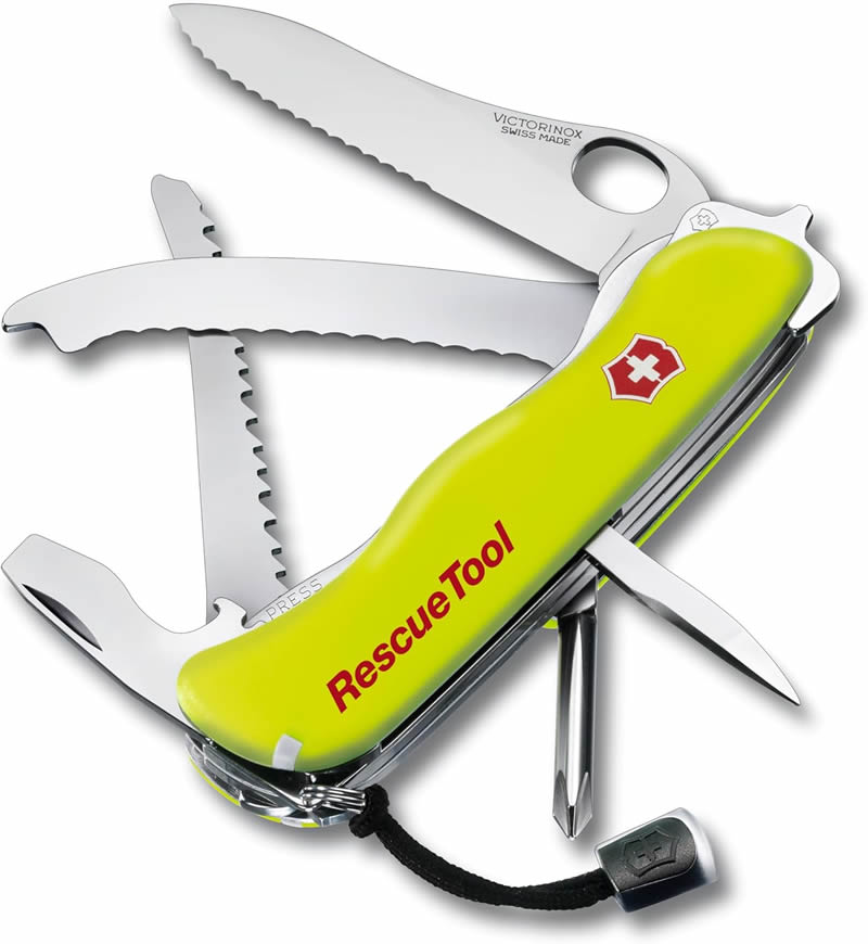 【5のつく日押さえる！さらにP5倍＋最大限度500円OFF散り散り中】 VICTORINOX ビクトリノックス エマージェンシー・レスキューツール 蓄光 多役立つこと 九寸五分 防災グッズ スイス連邦製マルチ物の具 小型 パウダーコンパクト 十徳九寸五分 全能九寸五分 山登り 山歩き 難民キャンプ 0.8623.MWN 【国内定め事品】