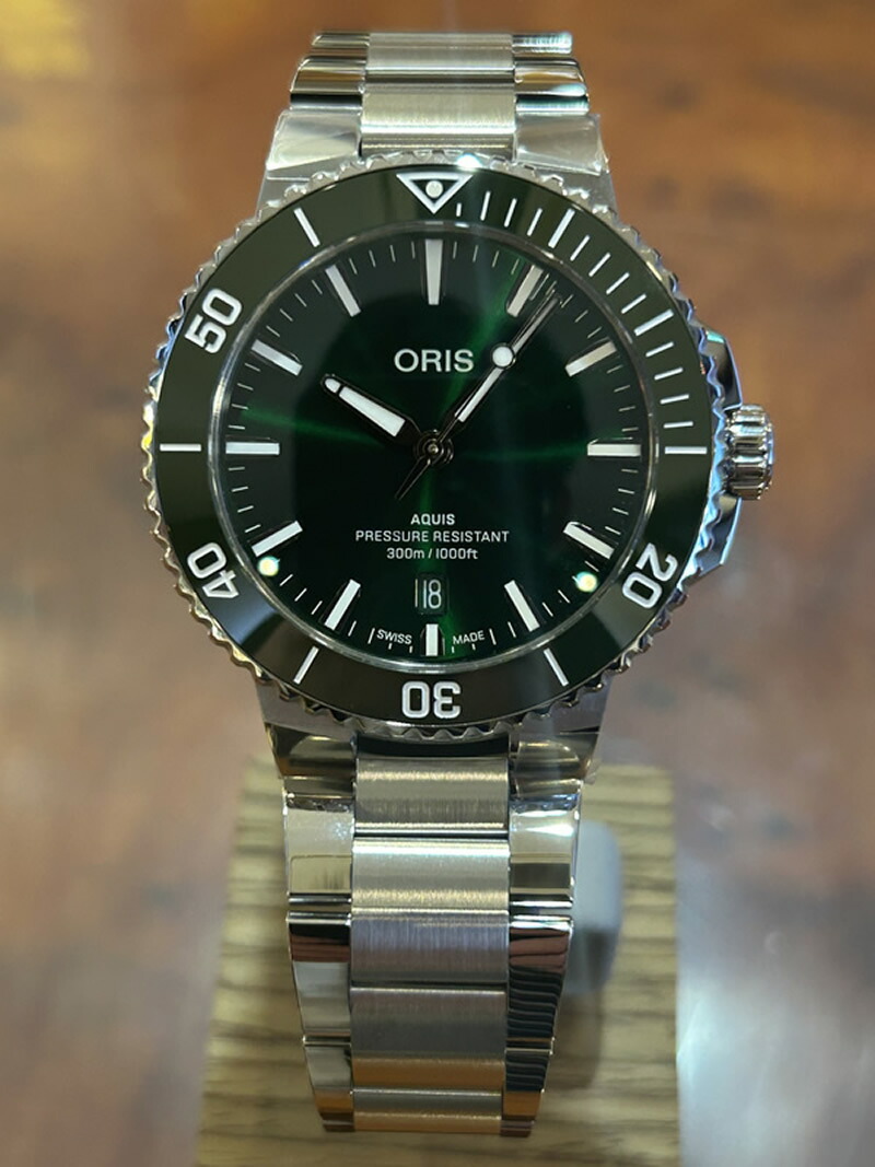 楽天市場】スイス製ORIS オリス AQUIS アクイスデイト ウォーター