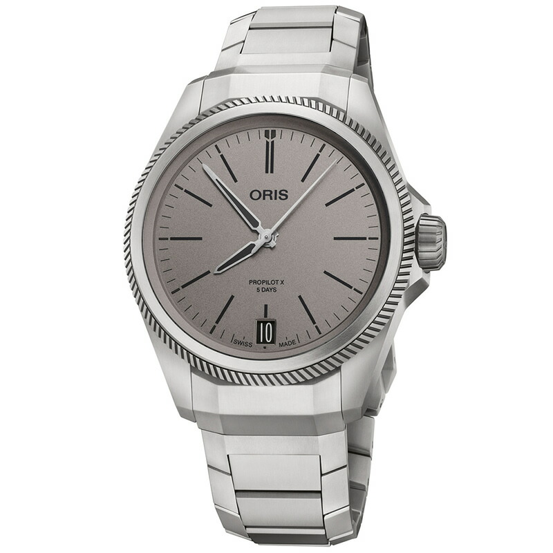 オリス 自社キャリバー400 驚愕の5日間パワーリザーブ 腕時計 Oris Big Crown プロパイロットX キャリバー400 グレーダイヤル 39mm チタニウム 01 400 7778 7153 送料無料 正規輸入品 お手続き簡単な分割払いも承ります