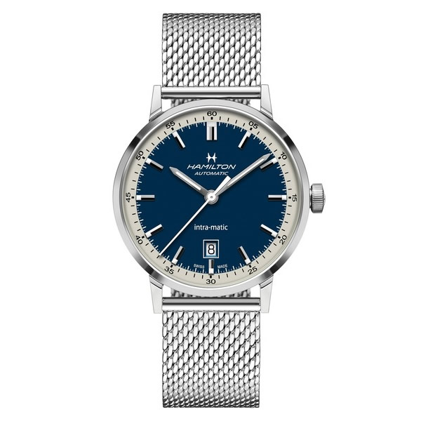 HAMILTON アメリカンクラシック イントラマティック 自動巻き 40.00MM メタルブレス H38425140 メンズ 正規品 お手続き簡単な分割払いも承ります。月づきのお支払い途中で一括返済することも出来ますのでご安心ください。