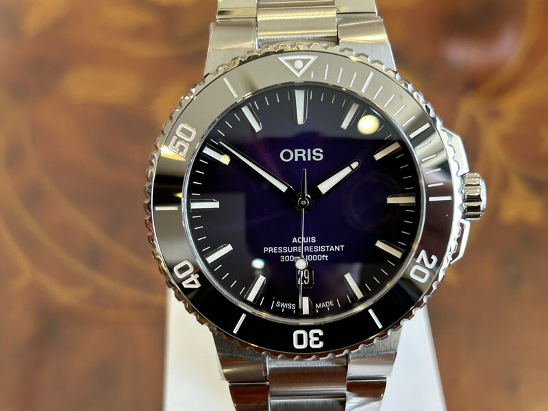 オリス アクイス デイト テイスト オブ サマー 腕時計 メタルブレスレット Oris Aquis Date Taste of Summer 01 733 7789 4158-07 8 23 04PEB 43.5mm 正規輸入品