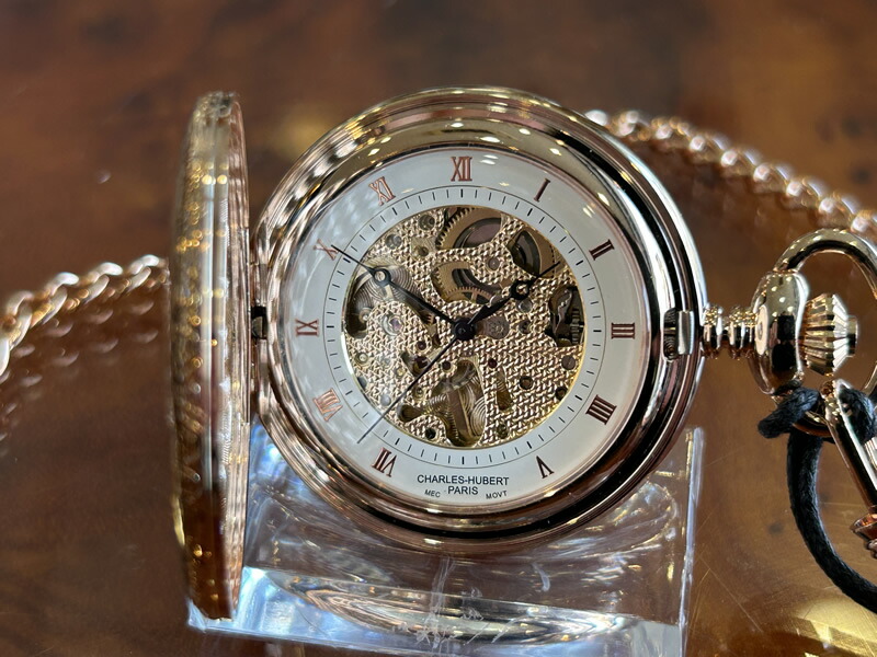 チャールズ・ヒューバート 手巻き式 ポケットウォッチ 懐中時計 コレクション 47mm 3806 / 9835106