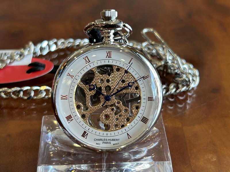 チャールズ・ヒューバート 手巻き式 ポケットウォッチ 懐中時計 コレクション 42mm 3801 / 9835111