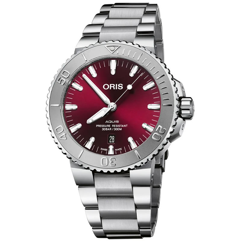オリス ORIS アクイス デイト レリーフ AQUIS DATE RELIFE ダイバーズウォッチ 腕時計 43.5mm メンズ 自動巻き 01 733 7730 4158-07 8 24 05PEB 正規輸入品