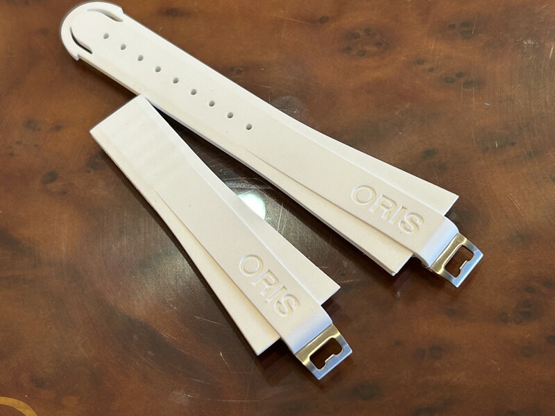 ORIS オリス 腕時計 733.7789 アクイスジャパン リミテッドエディション対応 ケース経43.5mm 専用 23mm ラバー ストラップ バックル付属なし 腕時計 ベルト バンド｜ｅ-優美堂店