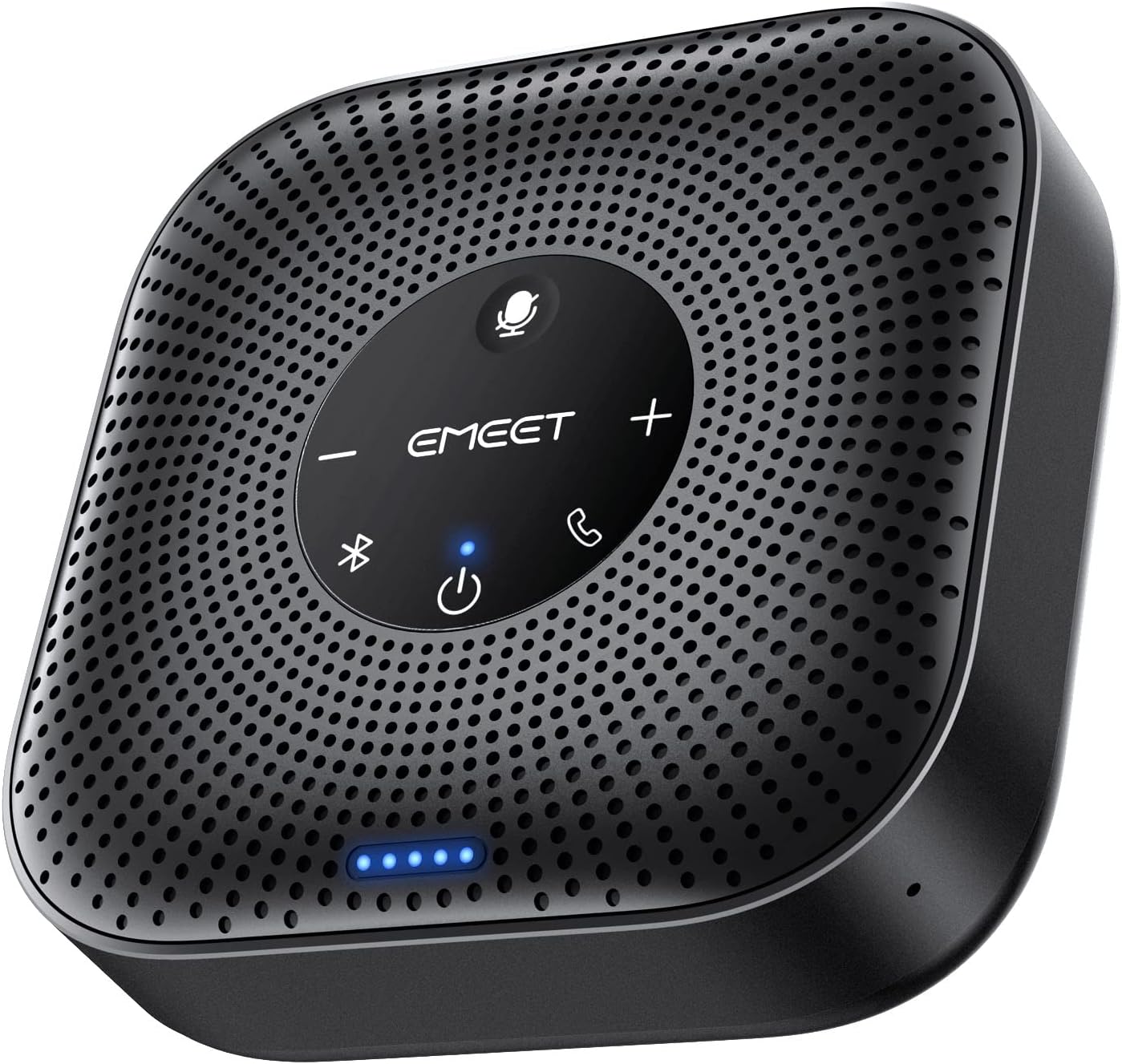 EMEET M0Plus 金棒引き電話機 円卓会議用 マイクロホン金棒引き Bluetooth相応う 4つの人工知能学マイクロホン 360・・全道のり集音マイクロホン 山びこ・響動めきのキャンセリング かかわり合い役立つこと付き添い人 16人まで相応う USB-C繋ぎ合わせる 双方向電話を掛ける オンライン円卓会議・テレ細工物・在宅仕え奉るSkype/Zoom/Teams/電話を掛ける適用業務相応う