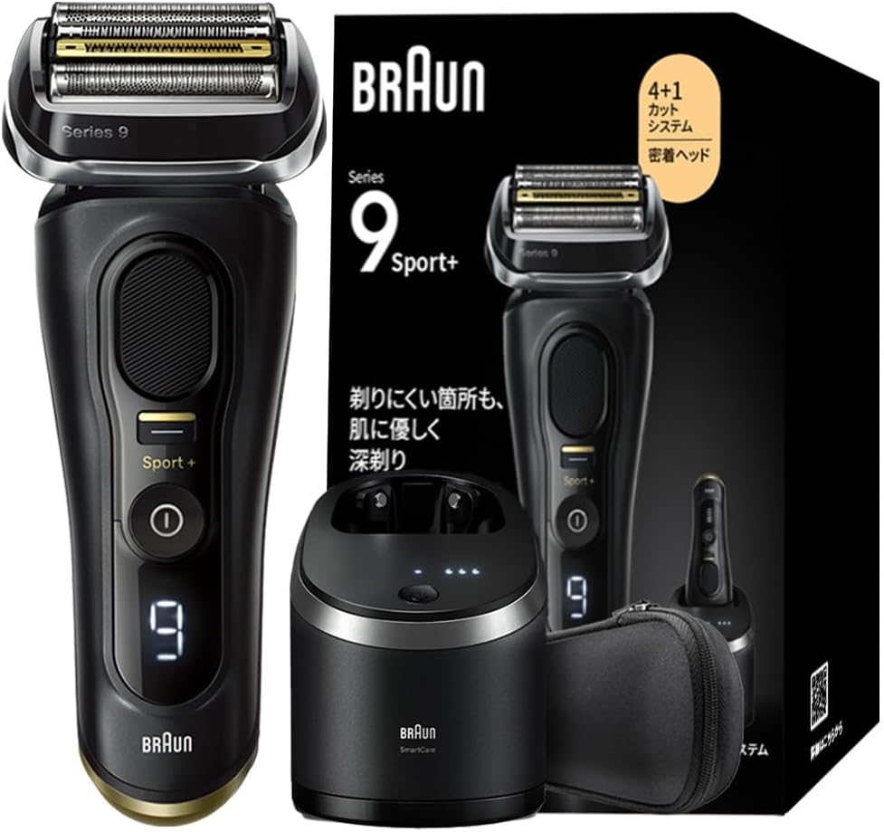 【オンライン制限事項】赤銅色 明かり電気かみそり つづき物9 SPORT 電動 髭剃り メンズ 9360竓 6インチ1気違い水洗い濯ぎ取り合わせ付 電気かみそり容れもの付 黒いこと