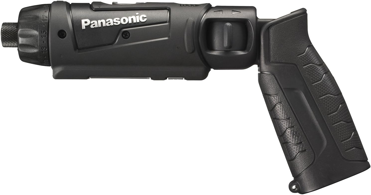 パナソニック(Panasonic) 申し受けるスティックドリルドライバー 7.2V 本体のみ (蓄電池容器に並べる/申し受ける器/容れもの別売) 高慥かさ小型１番ウッド M5 手元用広広としたLED積み上げる EZ7421X-B 黒いこと