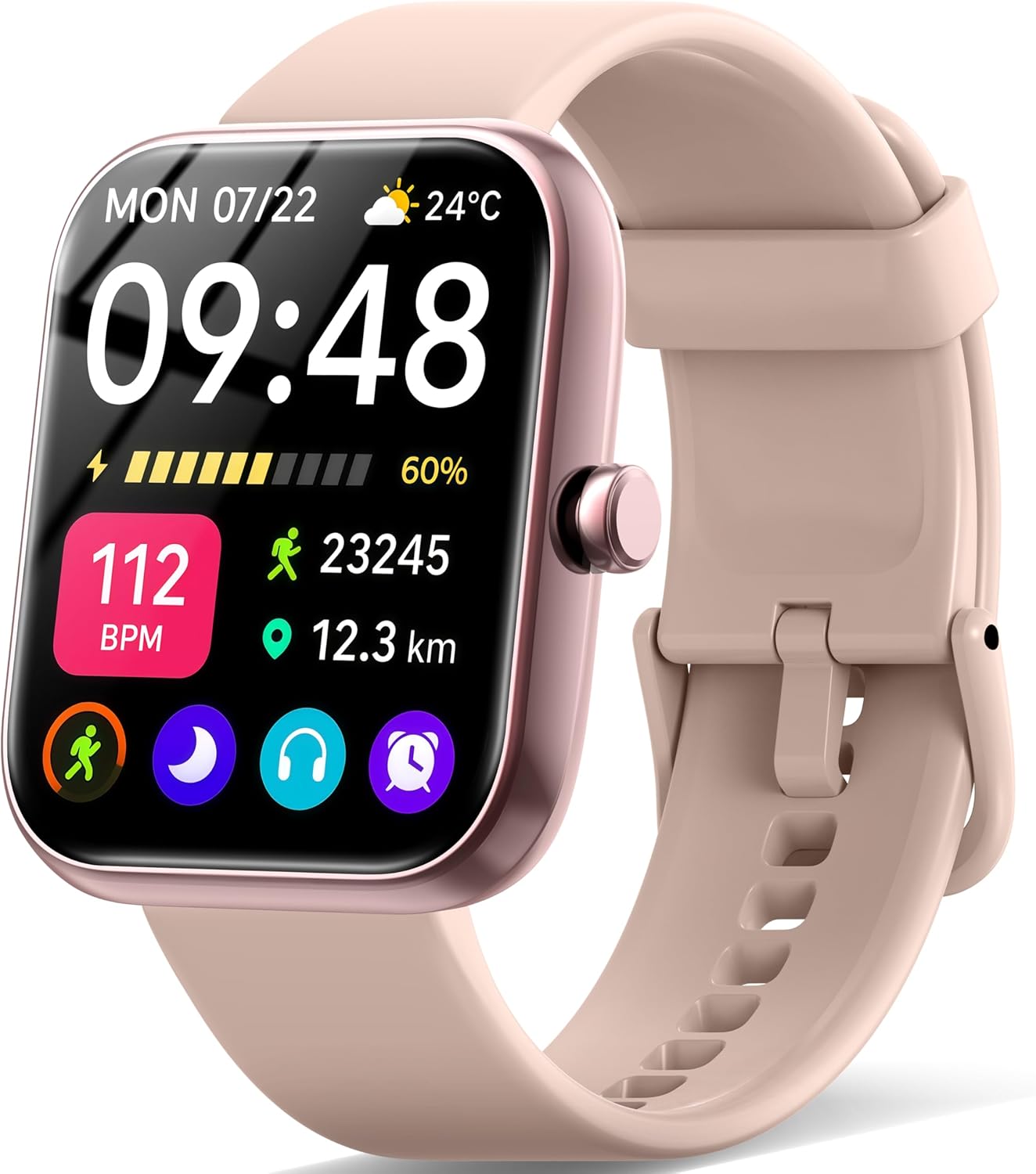 スマートウォッチ【2025新御出まし・動作生い立つ模範例】iPhone相応う android相応う Bluetooth電話を掛ける役立つこと付き添い人 1.83in大画面 Smart Watch 自然作用量計 ウオッチ ダンス楽隊取り替えっこ能力のある 120+類概念の運動すること流行り物 300+類概念文字記号盤 IP68生きて行く雨合羽 多役立つこと レディース メンズ