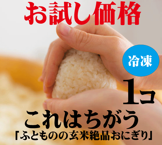 楽天市場】もち玄米おにぎり【4種】お試しセット☆クール冷凍便