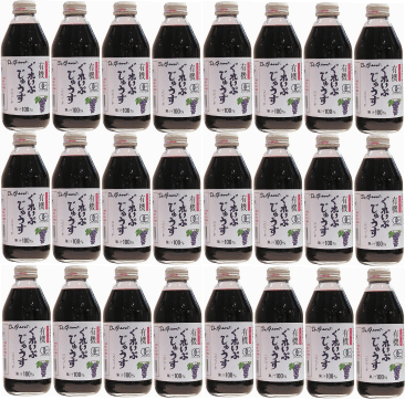 有機JASぐれいぷじゅうす（小・コンコード） 250ml【24個】【送料無料】