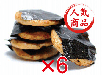 無添加 国産素材せんべい 成清さんの海苔せんべい（12枚入）×６袋 ★送料無料・宅配便で配送 ★東京の老舗煎餅専門店のこだわりの技と味 ★原材料 ：うるち米（北海道産）、醤油（埼玉県産）、海苔（福岡県産）