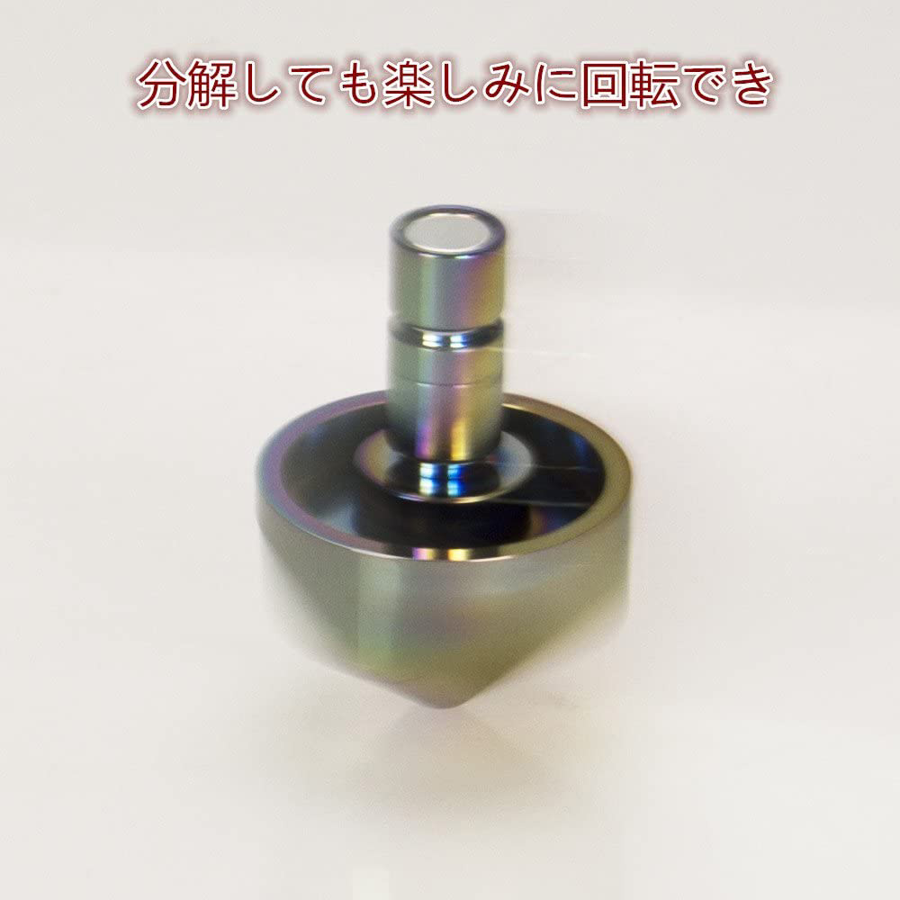 市場 キューブハンドスピナー アルミ合金 虹色