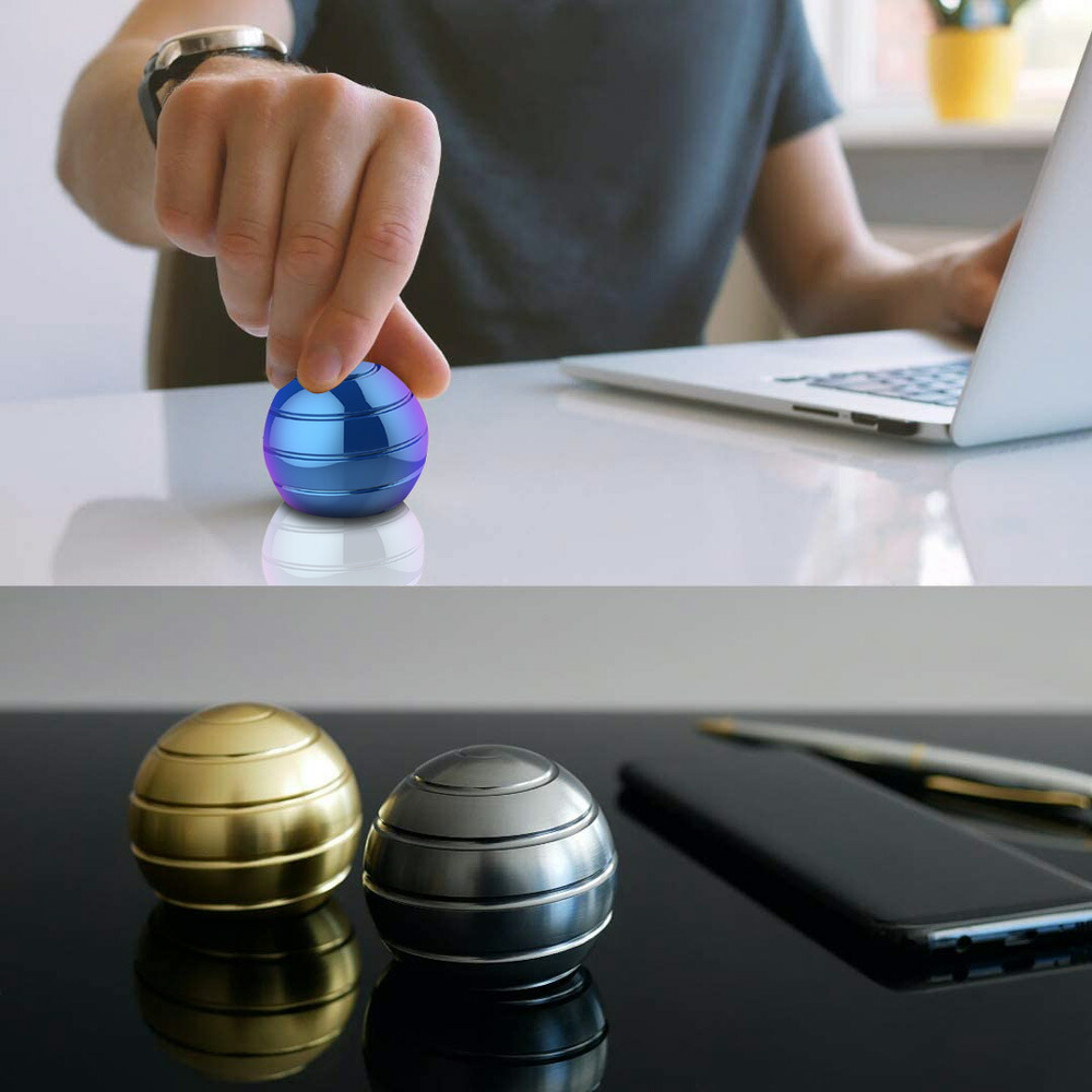 メズモグローブ ハンドスピナーを超える 3D錯視 ストレス解消 フィジェットトイ 大人子供に適用 5色 ユースター