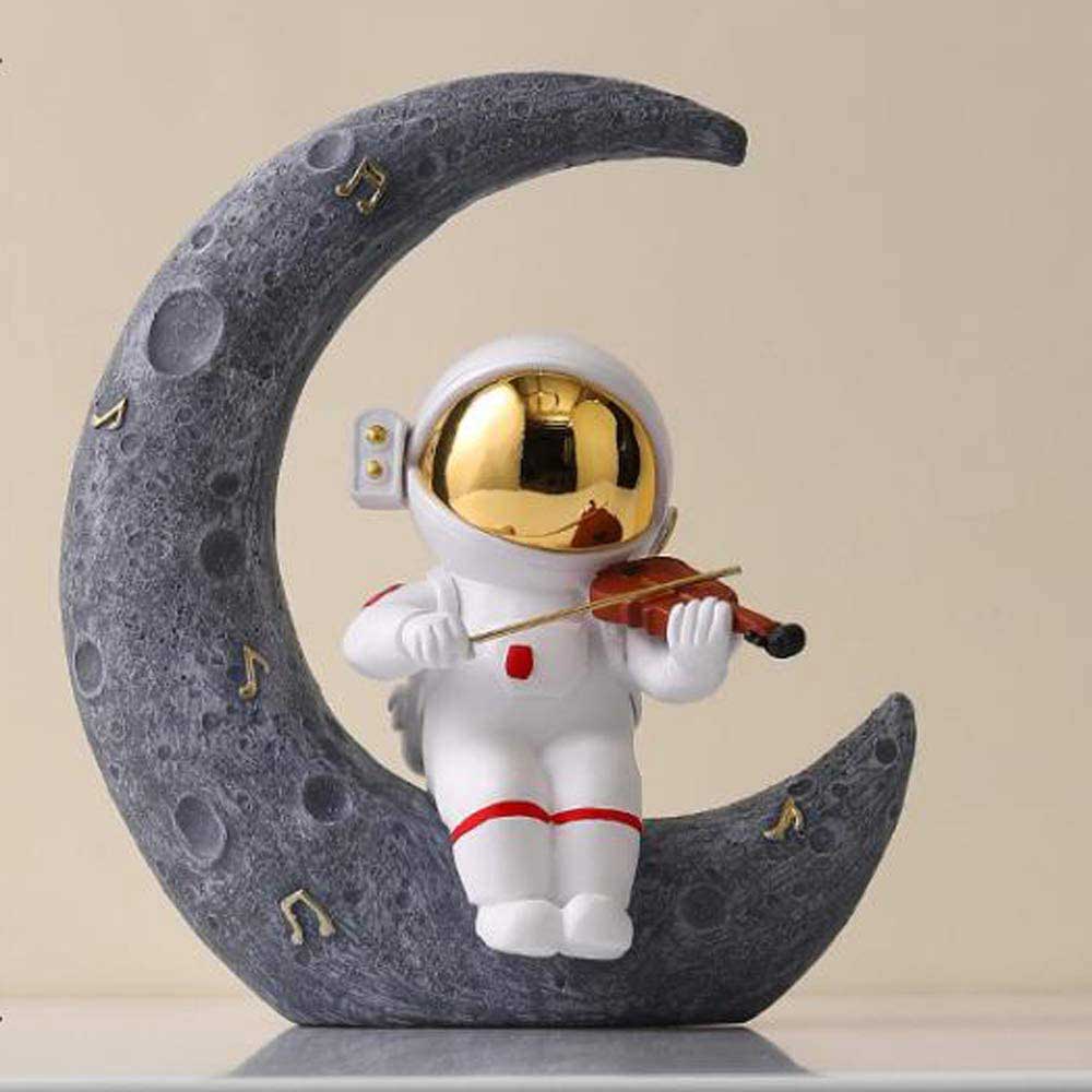音楽 可愛い 宇宙飛行士 置物 楽器 宇宙 雑貨 置物 宇宙員 宇宙可愛い かわいい プレゼント インテリア 個性 雑貨 北欧 おもしろ プレゼント 贈り物 誕生日 プレゼント Sermus Es